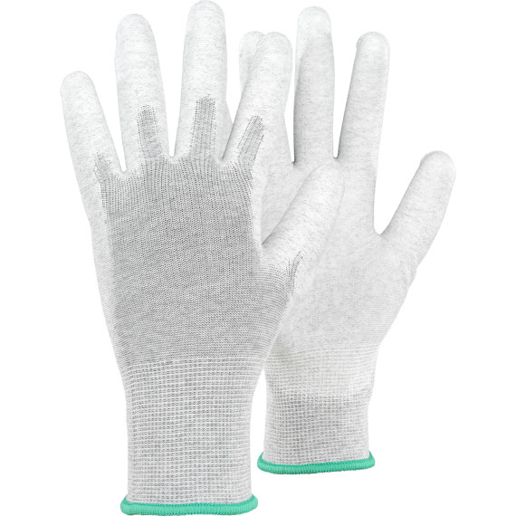 ESD-Standardhandschuhe mit gutem Grip in der Handfläche TEGERA 802