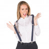 Bretelle elastiche da 30 mm in colori solidi GARY'S con clip metalliche