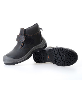 Bottes de soudage avec velcro et lacets inférieurs AMIO Safetop Ref: S219
