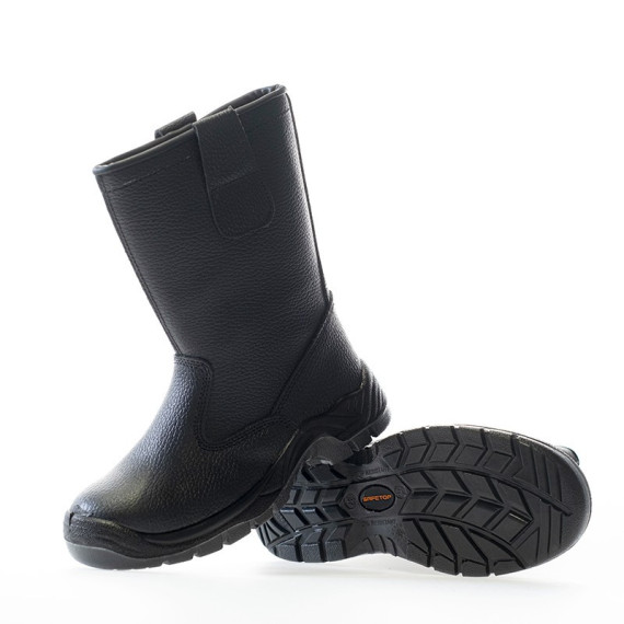 Botte mi-hauteur S3 professionnelle en cuir de buffle Ohio SAFETOP