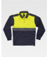 Polo de manga longa de Alta Visibilidade refletor xadrez C3856 WORKTEAM