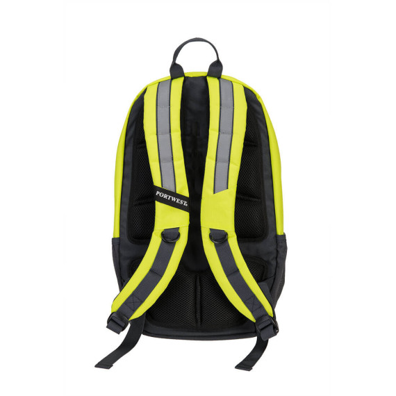 Mochila de alta visibilidade amarelo fluorescente para portáteis de 15" PORTWEST PW3 PORTWEST B955