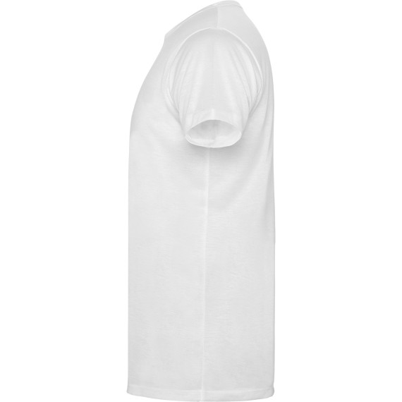Camiseta de manga corta con cuello redondo blanco  SUBLIMA ROLY CA7129