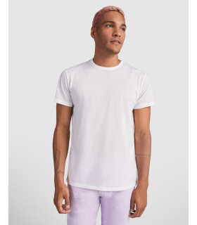 T-shirt manica corta bianca Roly CA7129 Collo tondo