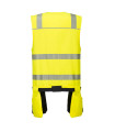 Chaleco PW3 Tool Classe 1 in polialcotone con strisce riflettenti HiVisTex giallo fluorescente PORTWEST PW308