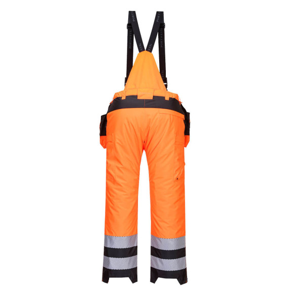 Isolierarbeitslatzhose mit Taschen für Pistole + reflektierende Bänder PORTWEST PW351