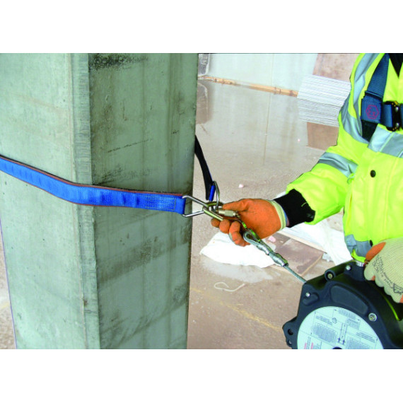 Línea de vida horizontal retráctil temporal 18 M Ez-Line 3M Dbi-Sala Kit