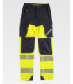 Pantaloni elasticizzati ad alta visibilità con bande riflettenti C3550 WORKTEAM