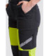 High visibility elastic pants with reflective stripes C3550 WORKTEAM