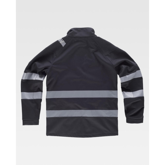 Veste Workshell avec bandes réfléchissantes EN 17353 S9203 WORKTEAM