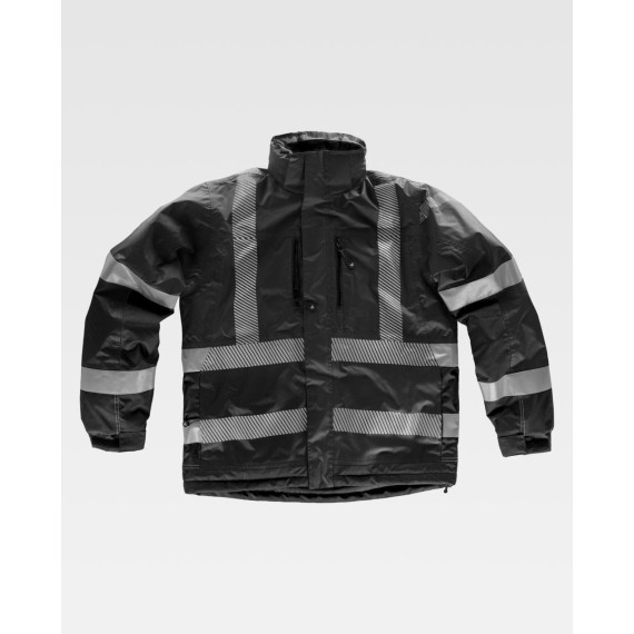 Parka impermeável em tecido Oxford, com refletivos S9263 WORKTEAM