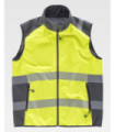 Chaleco Workshell de alta visibilidade combinado com cintas refletoras S9231 WORKTEAM