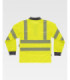 Polo de alta visibilidad reflectante, de manga larga C3883 WORKTEAM