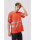 Short sleeve micropiqué t-shirt with reflective strips C3987 WORKTEAM