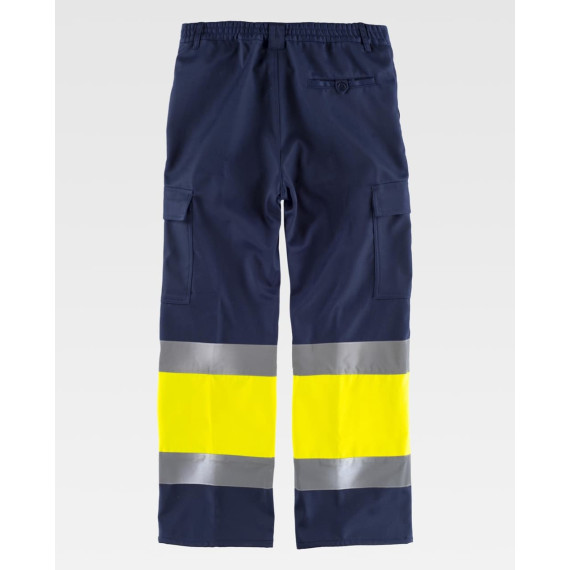 High visibility pants with reflective strips - EN 14058 C4028 WORKTEAM