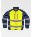 Workshell combinata con tessuto imbottito ad alta visibilità - con riflettenti EN ISO 20471 S9605 WORKTEAM