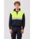 Hochsichtbare Sweatjacke mit reflektierenden Elementen, mit hohem Kragen C9841 WORKTEAM