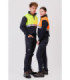 Hochsichtbare Sweatjacke mit reflektierenden Elementen, mit hohem Kragen C9841 WORKTEAM