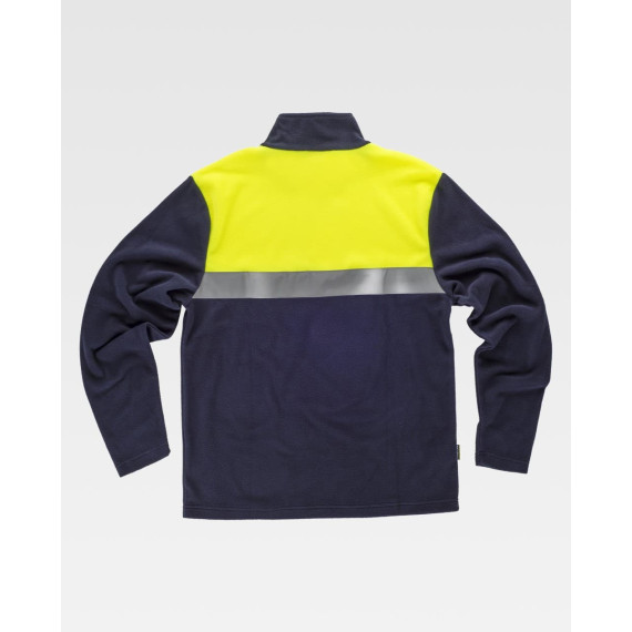 Polar seconde peau combiné haute visibilité, fermeture mi-zip C4021 WORKTEAM