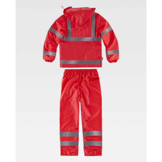Traje de água impermeável, de alta visibilidade com refletivos S2015 WORKTEAM