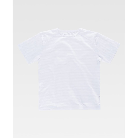 Camiseta Antiestática ESD de Manga Curta e Gola Redonda S6090 WORKTEAM