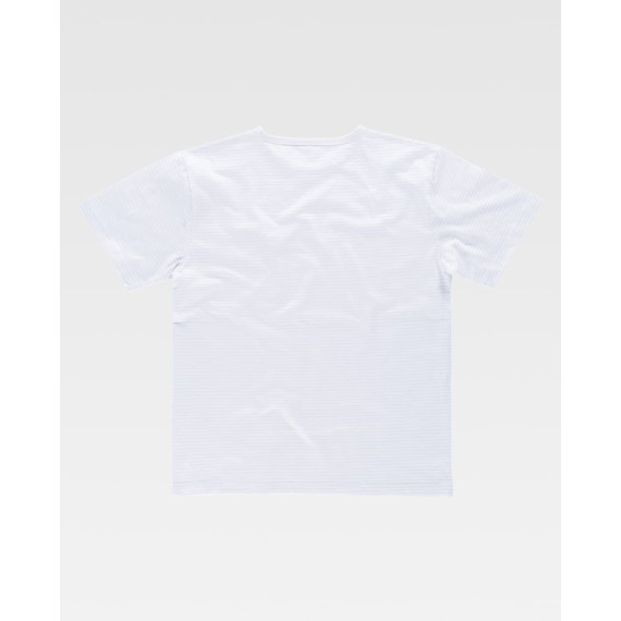 Camiseta Antiestática ESD de Manga Curta e Gola Redonda S6090 WORKTEAM