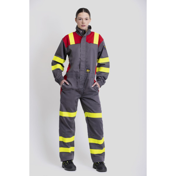 Fireproof combined suit, antistatic with protection for welding and electric arc C5099
