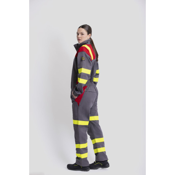 Tuta combinata ignifuga, antistatica con protezione per saldatura e arco elettrico C5099