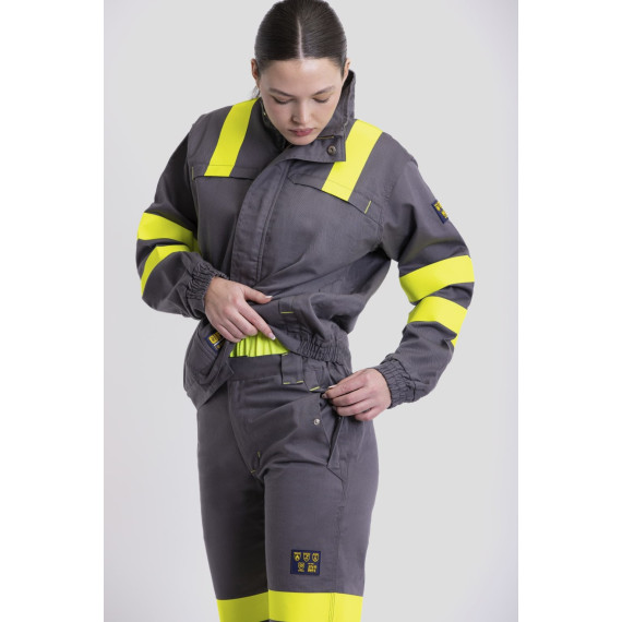 Giacca ignifuga, antistatica con protezione per saldatura e arco elettrico B1196