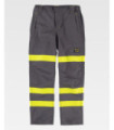 Calças ignífugas, antiestáticas com proteção para soldadura e arco elétrico B1496
