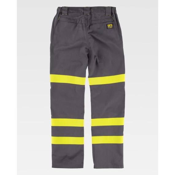 Calças ignífugas, antiestáticas com proteção para soldadura e arco elétrico B1496