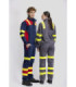 Calças ignífugas, antiestáticas com proteção para soldadura e arco elétrico B1496