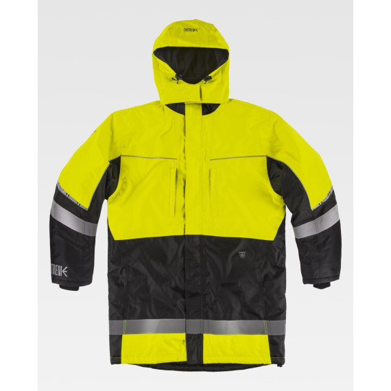 Parka WORKTEAM C7010 mit erhöhter Sichtbarkeit - Extrem kalt und wasserdicht C7010