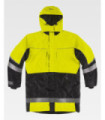 Parka WORKTEAM C7010 ad alta visibilità - Freddo Estremo e Impermeabilità C7010