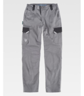 Pantaloni in tessuto elastico combinato WF2855 WORKTEAM