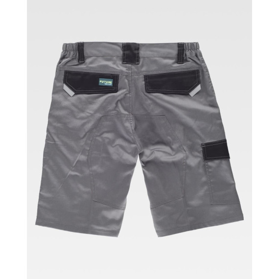 Elastic fabric work shorts combined EN ISO13934 WF2817 WORKTEAM