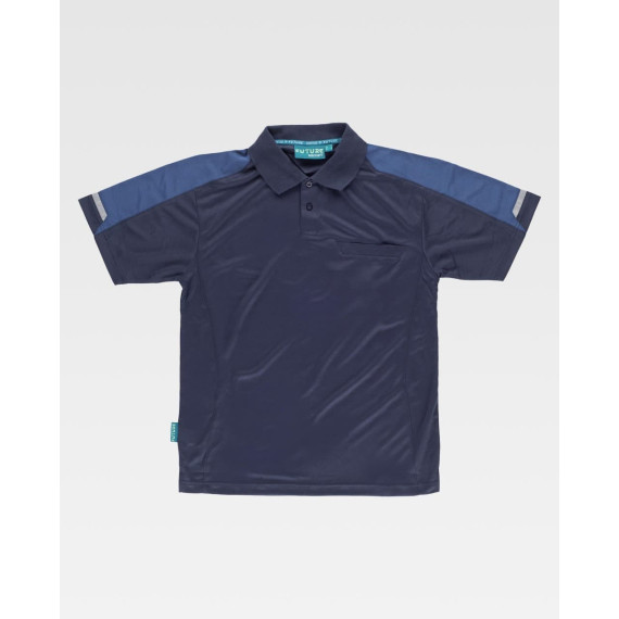 Kurzarm-Polo mit reflektierenden Details - FUTURE WF2850 WORKTEAM