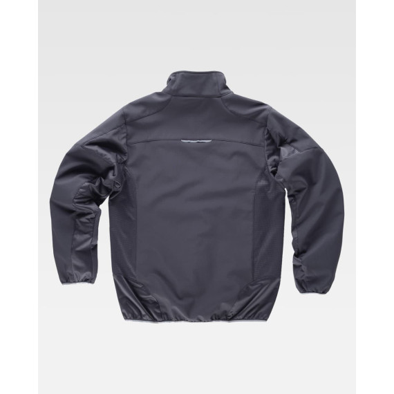Workshell jacket with combined Ripstop fabric, reflective details WF2700 WORKTEAM