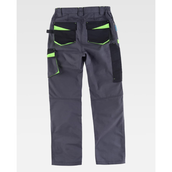 Hose aus Canvas-Gewebe, Knieschutz - EN ISO 13934 WF2750 WORKTEAM