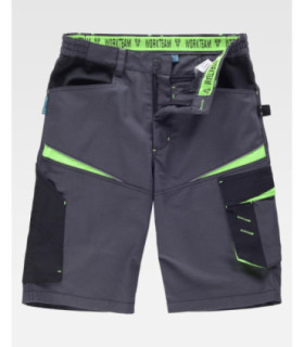 Combined Bermuda shorts made of canvas FUTURE B2717 WORKTEAM