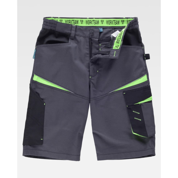 Bermuda combinata in tessuto canvas FUTURE B2717 WORKTEAM