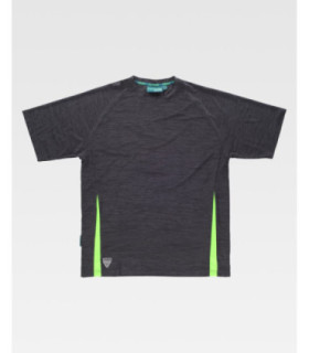 Combined short sleeve t-shirt in WF2716 technical fabric