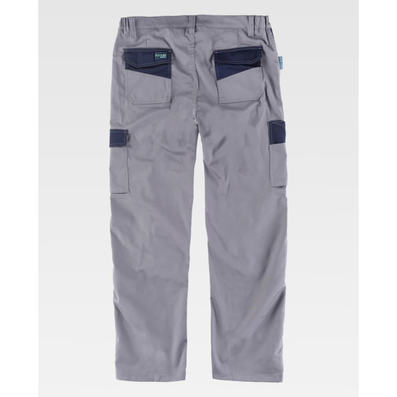 Combined elastic fabric pants, knee protection WF2650 WORKTEAM