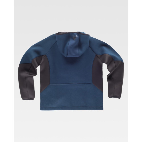 Sweatshirt combinée avec capuche et manches raglan - WF2605 WORKTEAM