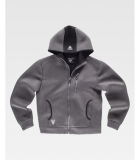 Sweatshirt combiné Sport avec fermeture éclair centrale S9485 WORKTEAM