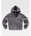 Felpa combinata Sport con zip centrale S9485 WORKTEAM