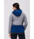 Softshell de mujer combinada tricolor. Capucha desmontable con elástico ajustable RN1010003