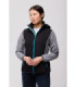 Softshell de mujer combinada tricolor. Capucha desmontable con elástico ajustable RN1010003