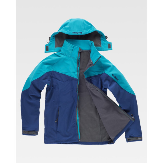 Softshell combinado. Capucha desmontable con elástico ajustable RN2010003
