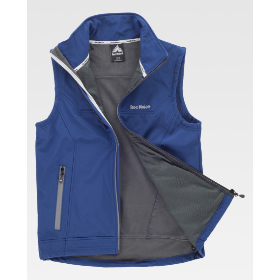 Plain vest. High collar with personalized tape covering seams on the inside RN2020002.
